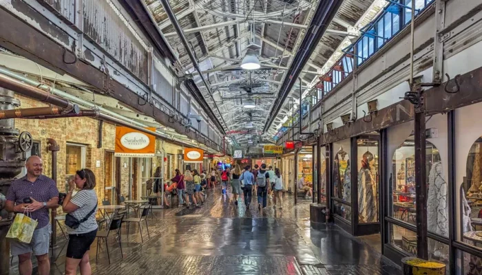 Chelsea: Art and Food Lover's Paradise in Manhattan 3 View inside the Chelsea Market on our Food Tour.jpg | NYC Limo Service